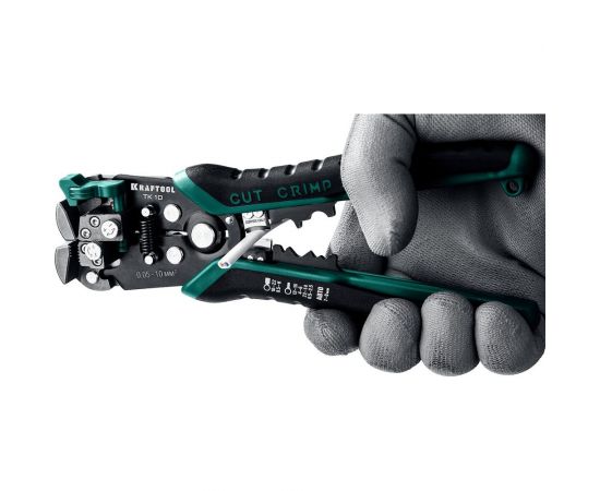 Стриппер KRAFTOOL TK-10 автоматический, многофункциональный, 0.05 - 10 мм2, 22639 – изображение 4