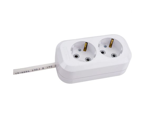 Удлинитель UNIVersal е-302а пвс 3/1,5 2гн. с заземлением, длина 7м (еврослот) 1720 – изображение 4