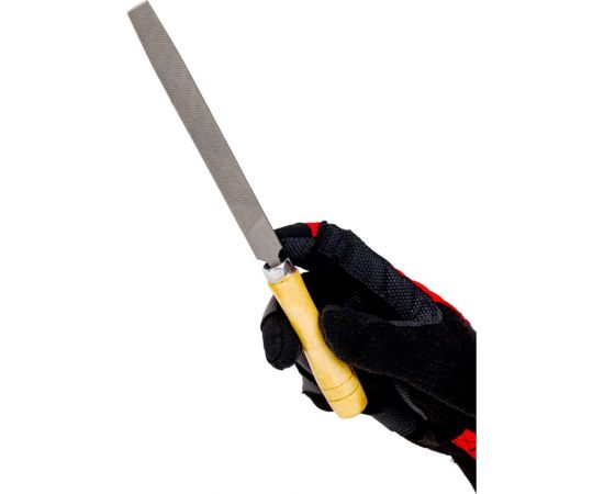 Напильник плоский деревянная ручка 150 мм КУРС 42502 – изображение 5