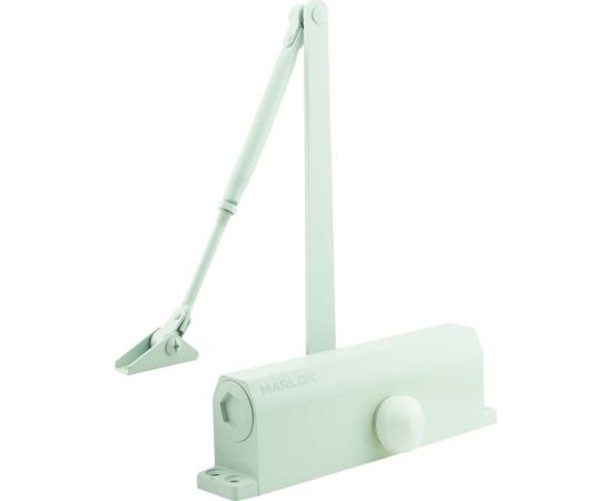 Дверной доводчик Marlok DC-60 фиксация 90 град., белый 019828 