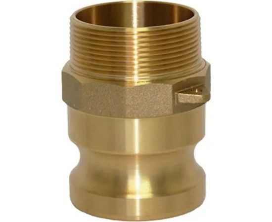 Камлок типа F (ниппель; наружная резьба BSP; 25 мм-1""; латунь) TITAN LOCK TL100FBR 