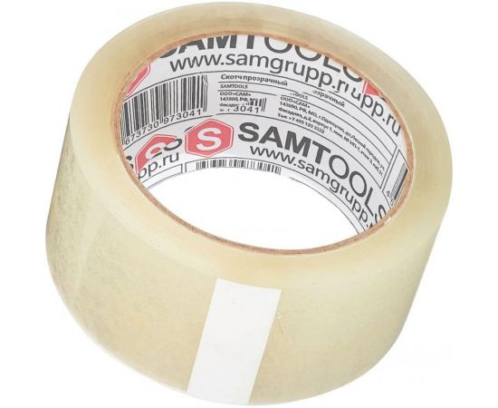 Прозрачная клейкая лента SAMGRUPP 50 мм х 100 м 16168 