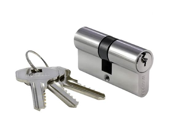 Ключевой цилиндр MORELLI 60C PC, цвет - хром 9008933 