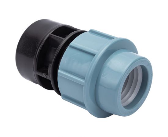 Муфта ПНД компрессионная с внутренней резьбой (32 ммx1 1/4") AV Engineering AVE10532114 