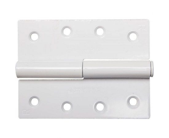 Дверная разъемная петля STAYER Master цвет белый правая 100 мм 37613-100-2R 