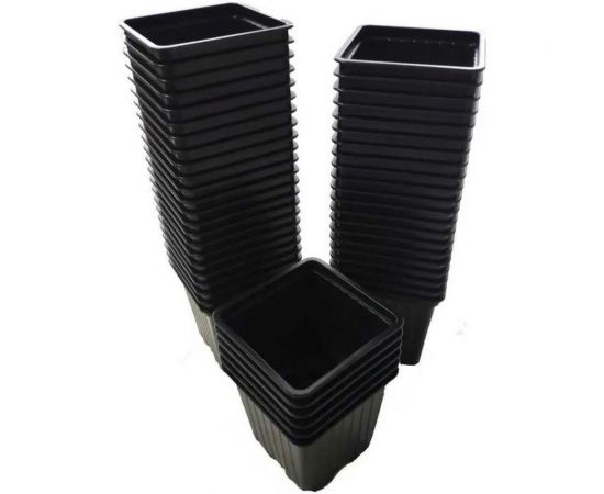 Набор горшков для рассады ЛЕТО 0.52 л, 9x9 см, полистирол, 20 шт. 90028 