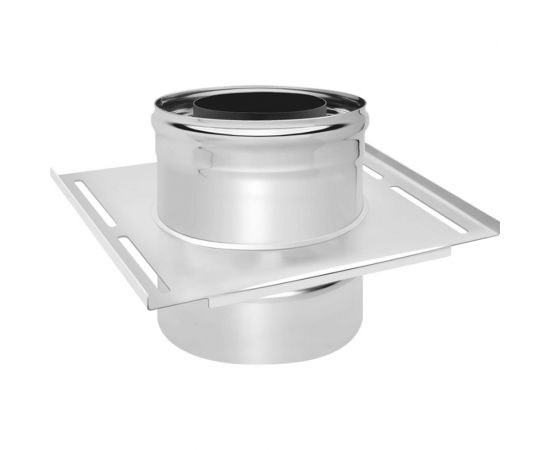 Монтажная площадка Везувий Нерж+Нерж (AISI 430/0,8мм) д.200x300, 400/400мм О-1204782 