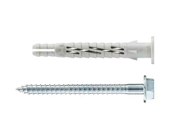 Фасадный дюбель с шурупом Tecfi шлиц TORX, прессшайба 10x80 4 шт 147656 – изображение 2