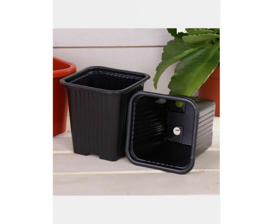 Набор горшков для рассады ЛЕТО 0.52 л, 9x9 см, полистирол, 20 шт. 90028 – изображение 2