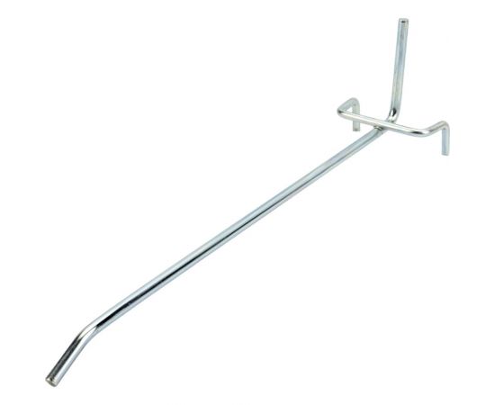 Одинарный крючок на перфорацию ООО ТД Ижпромсервис длина 250 мм, диаметр 5 мм, шаг 50 мм, 20 шт. НФ-00002443 – изображение 3