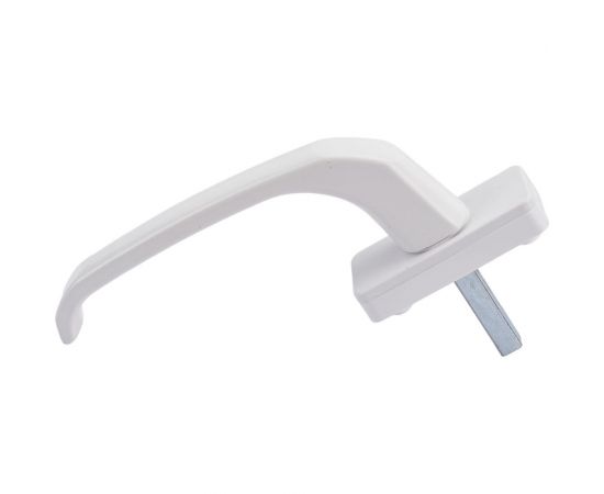 Оконная металлическая ручка Невский Крепеж 2 винта, белая, 1 шт. 826226 – изображение 3