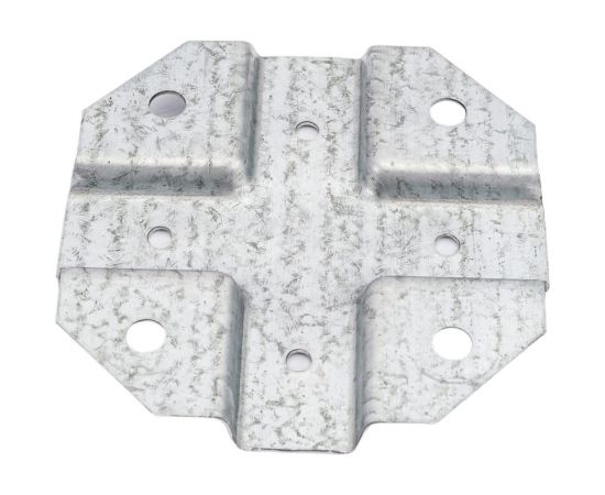 Краб-система Крепче Х-образный, оцинк., 20x20 мм, 50 шт. 2947683 – изображение 3