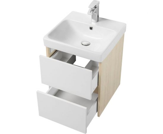 Тумба AQUATON Сканди 45 белый/дуб Верона, под умывальник Адриана-45 1A251601SDB20 00065163 – изображение 3