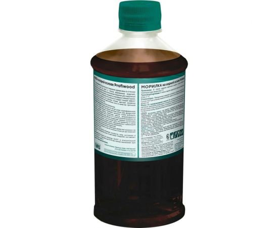 Морилка Profiwood на водной основе, эбеновое дерево, 0.5 кг 67689 – изображение 3