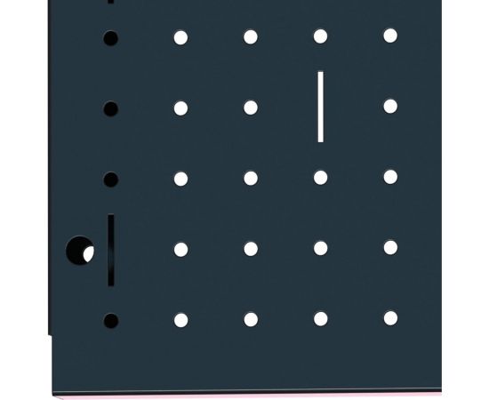 Металлическая перфопанель ООО Металекс Metalex 600x1600 серая, с комплектом аксессуаров PRSA60160 – изображение 3