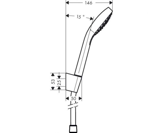 Душевой набор HANSGROHE 26413400 Croma Select E Vario 00000042916 – изображение 3
