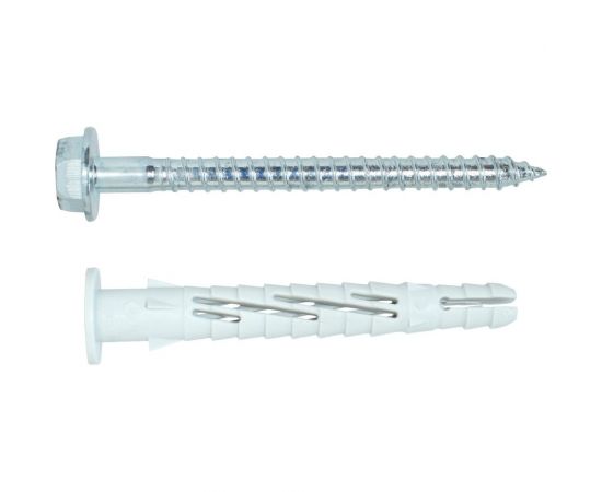 Фасадный дюбель с шурупом Tecfi шлиц TORX, прессшайба 10x80 4 шт 147656 – изображение 4