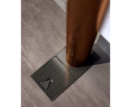 Дождеприёмник-трап со сливом из крыши MCH Chudej с боковым сливом, D110, стандарт, черный 325 G – изображение 4