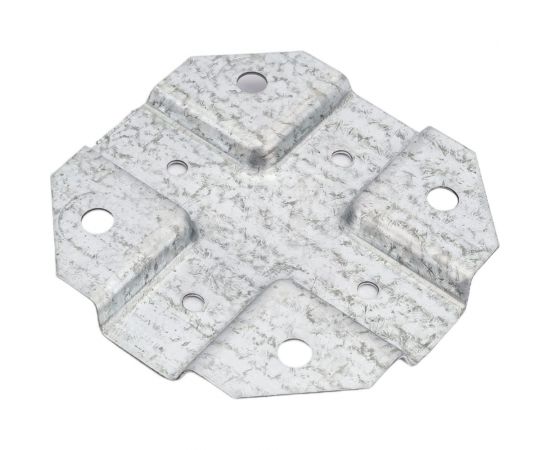 Краб-система Крепче Х-образный, оцинк., 20x20 мм, 50 шт. 2947683 – изображение 4