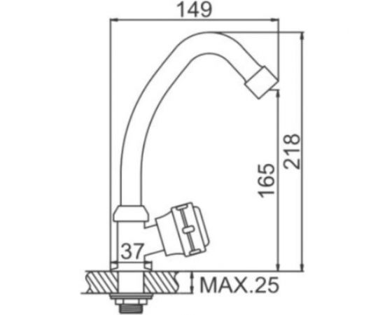 Смеситель LEDEME L4195 моно 65730 – изображение 6