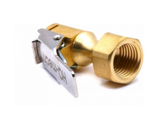 Наконечник для подкачки шин латунный ЕВРО F1/4" NPT HQ-mech УТ000002191 – изображение 3