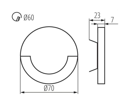 Подсветка для лестницы KANLUX SOLA LED WW 12В 23100 – изображение 3