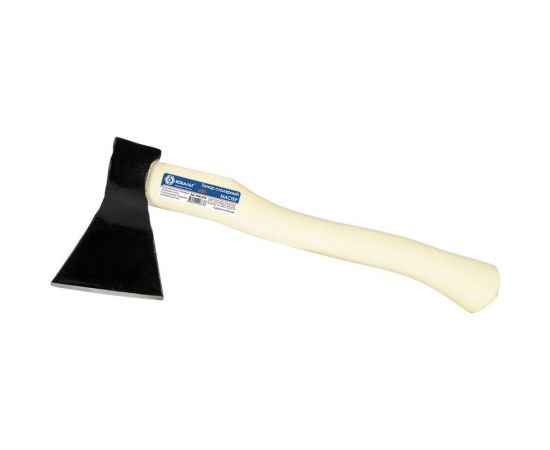 Столярный кованый топор КОБАЛЬТ МАСТЕР 600 г, деревянное топорище, прямое лезвие 906-678 – изображение 3