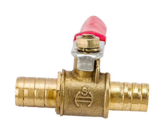 Краник шаровой латунный елочка под шланг 10 мм ARMA BV-10/10 – изображение 3