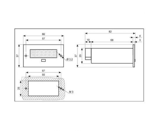 Счетчик времени наработки с автозапуском и сбросом ООО ФЭА СМ-1 АС – изображение 2