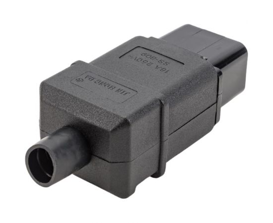 Разборная вилка Cabeus С19 16А, 250 V, черная IEC-320-C19 – изображение 2