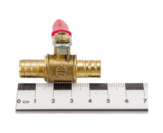 Краник шаровой латунный елочка под шланг 10 мм ARMA BV-10/10 – изображение 2