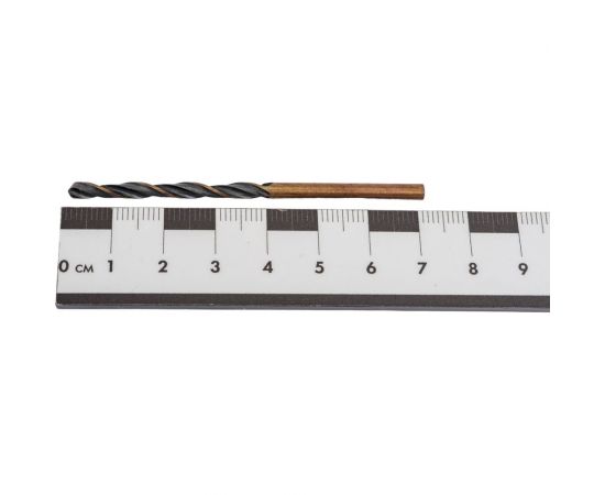 Сверло по металлу Туламаш цилиндрический хвостовик 3.4 мм Р9 ТМ 41285 – изображение 2