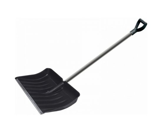 Лопата для снега РОССИЯ 512x408 мм, алюминиевый черенок с ручкой, 32 мм 68107-3 