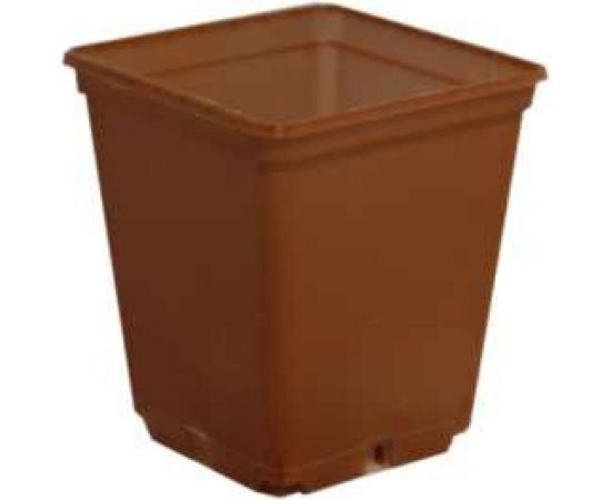 Горшок для рассады Ангора 0.25 л, 7x7х8 см, квадратный, терракотовый А5500тр 