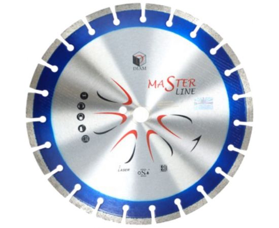 Круг алмазный сегментный 1A1RSS Master Line (600х25.4 мм) по железобетону Diam 000507 