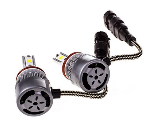 Автолампа-LED SKYWAY аналог ксенона H11C6 12/24V 26W 6000K 4000Lm 1-конт комплект 2 шт S08701005 – изображение 4