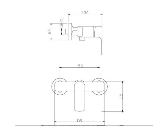 Смеситель для душа Fmark FM3039 – изображение 2