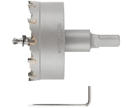 Коронка кольцевая с карбидными вставками Профи 64 мм FIT IT 36853 – изображение 2