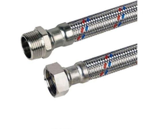 Подводка для воды PSV с полимерным покрытием 50 см., г/ш., 1/2 4627132452642 – изображение 2