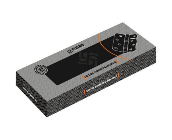 Универсальная петля FUARO OS (4BB/A 100x75x2,5) античное серебро (2 шт) IN4400U/A 45467 – изображение 2