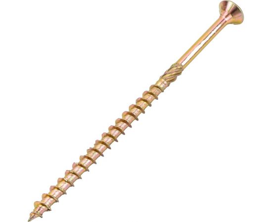 Конструкционный шуруп STARFIX 5x100 мм, потай., желтый цинк, 200 шт. SMC3-58988-200 – изображение 3