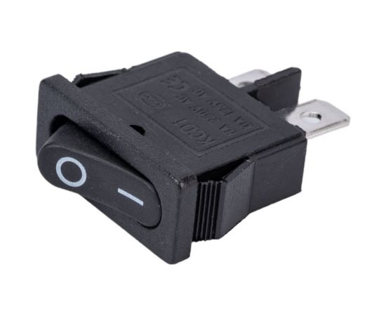 Клавиша Nord-Yada 250V 6А Mini черная (2конт.) ON-OFF (2шт в упаковке) 905471 – изображение 3