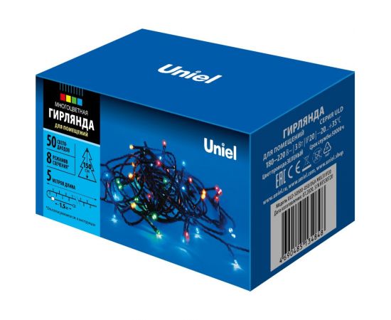 Светодиодная гирлянда Uniel ULD-S0500-050/DGA MULTI, IP20 UL-00007303 – изображение 4