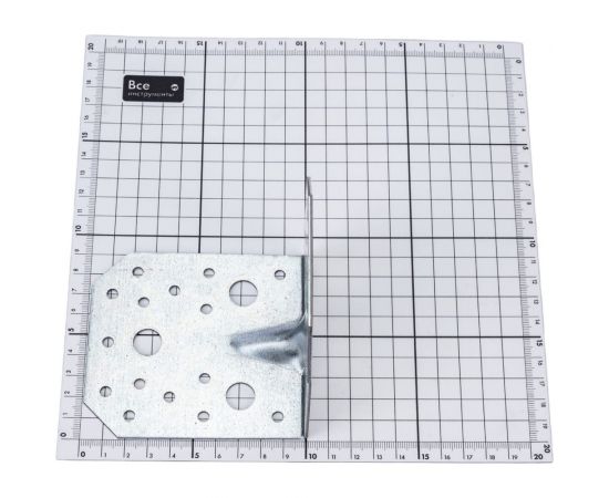 Крепежный усиленный уголок STARFIX 90х100х100 мм, белый цинк SMP-79585-1 – изображение 2