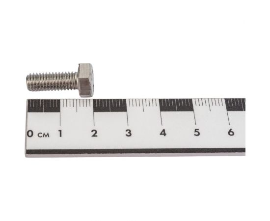 Болт Метиз-Эксперт М6х16 нерж. А2 DIN 933 уп. 100 шт. 00-00016410 – изображение 4