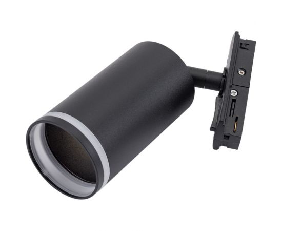 Трековый светильник ЭРА TR52 GU10 BK однофазный, под лампу GU10 матовый черный Б0054166 – изображение 5