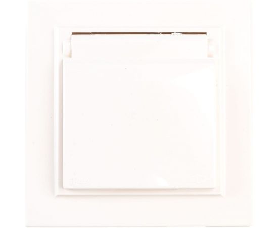 1-местная розетка EKF Минск СП с/з с крышкой 16А бежевая с защитными шторками IP44 SQERR16-029-200-44 