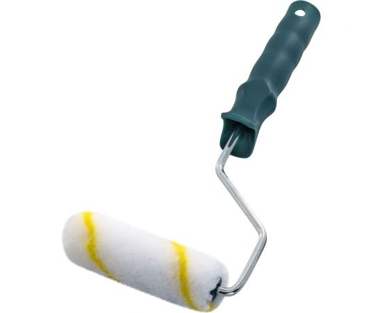 Малярный мини-валик РемоКолор ""Гирпан"" с рукояткой, ось 6 мм, D 15 мм, 100 мм 06-1-326 