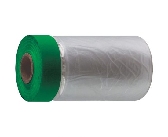 Укрывная пленка с пвх-лентой, 55 см х 25 м, статически заряжена, 7 мкр. MASTER COLOR 30-7122 