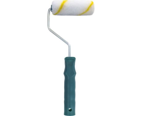 Малярный мини-валик РемоКолор ""Гирпан"" с рукояткой, ось 6 мм, D 15 мм, 100 мм 06-1-326 – изображение 2